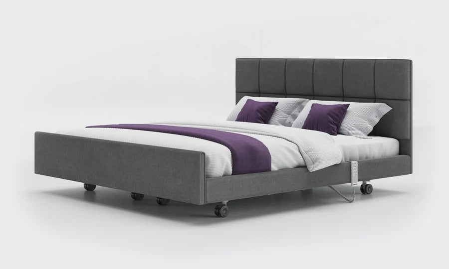 Signature Comfort Dual Profiling Bed - Anthracite (Fabric)